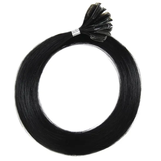 X-TRESS U tip cuticle aligned Hair Extensions Human Hair Straight Silky straight colored virgin human hair extension
