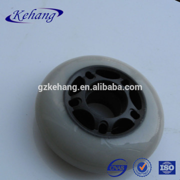 Good quality PU caster wheels 72mm for luggage trolley parts