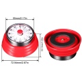 Best 60 Minutes Mechanical Timer-Magnetic Visual Countdown Timer with Alarm for Kitchen Cooking Baking Sports Kids(Red)