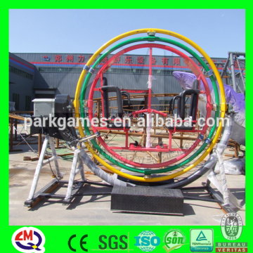 Amusement indoor exciting rides human gyroscope