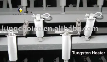 Tungsten Heater and Aluminum Rod for vacuum metalization 3N5 min.