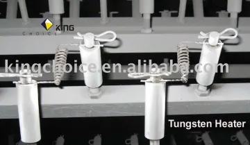 Tungsten Heater and Aluminum Rod for vacuum metalization 3N5 min.