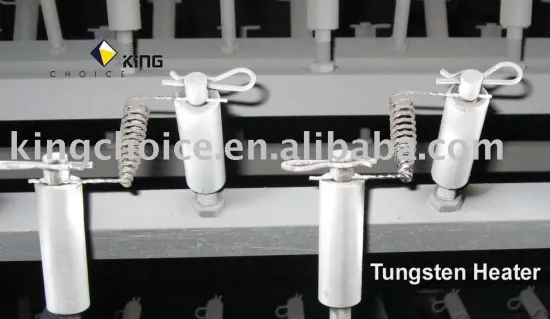 Tungsten Heater and Aluminum Rod for vacuum metalization 3N5 min.