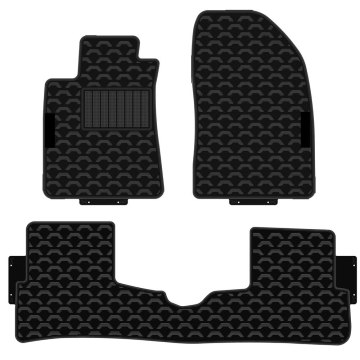 Durable Waterproof Latex/PVC/Rubber Car Mats for Clio 2012-2019