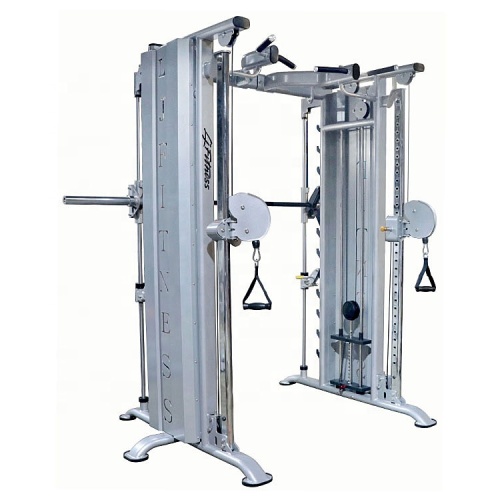 Multi functional gym station trainer smith machine rack