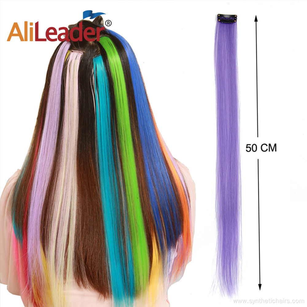One Clip Hair Extension Luminous Decorative Glow Hairpiece