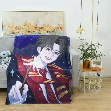 Amazon hot sell custom sublimation digital printing blanket anime character fleece blanket