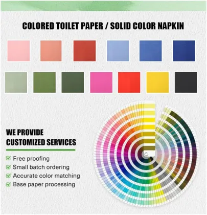 Wholesale Dyed Color Custom Toilet Paper Rolls