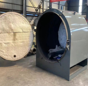 Xingli-200 Smokeless Charcoal Machine Horizontal Charring Furnace
