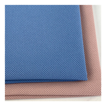 High Quality 100% Polyester Pique Double Knit Fabric for Polo Shirts