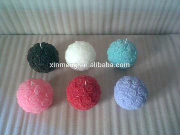 rose flower ball candle for weding