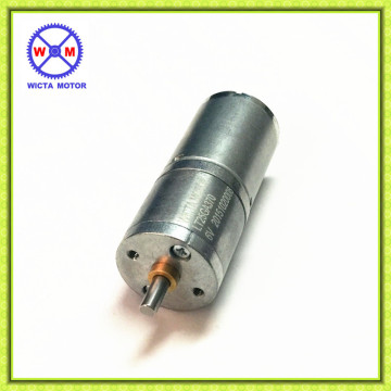 Home Appliance 6v brushed Round metal gearbox DC motor 25mm 50rpm