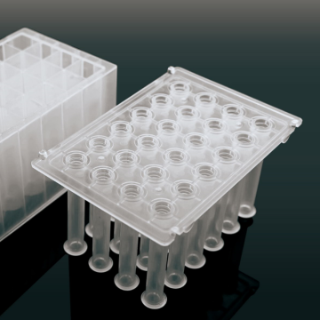 Pente de ponta de plástico estéril de 24 poços