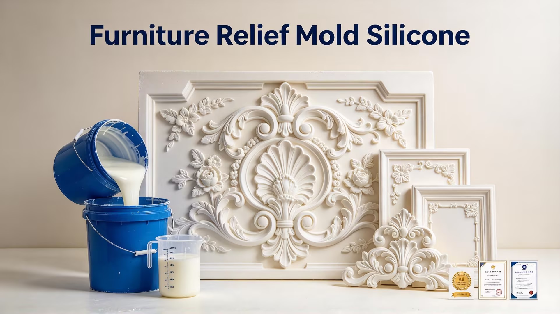 Molding Silicone for Furniture Relief & Gypsu