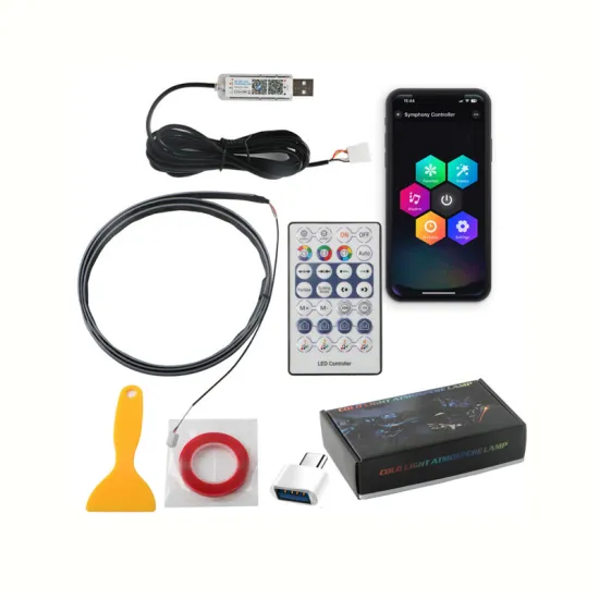 USB Free Installation Yosovlamp Color Modified LED Acrylic Flowing Car Ambient Light