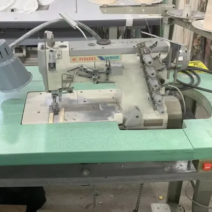 Pegasus W500P Series Oil Barrier Type Flatbed Interlock Stitch Machine
