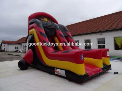 Big inflatable VERTICAL DROP rush SLIDE