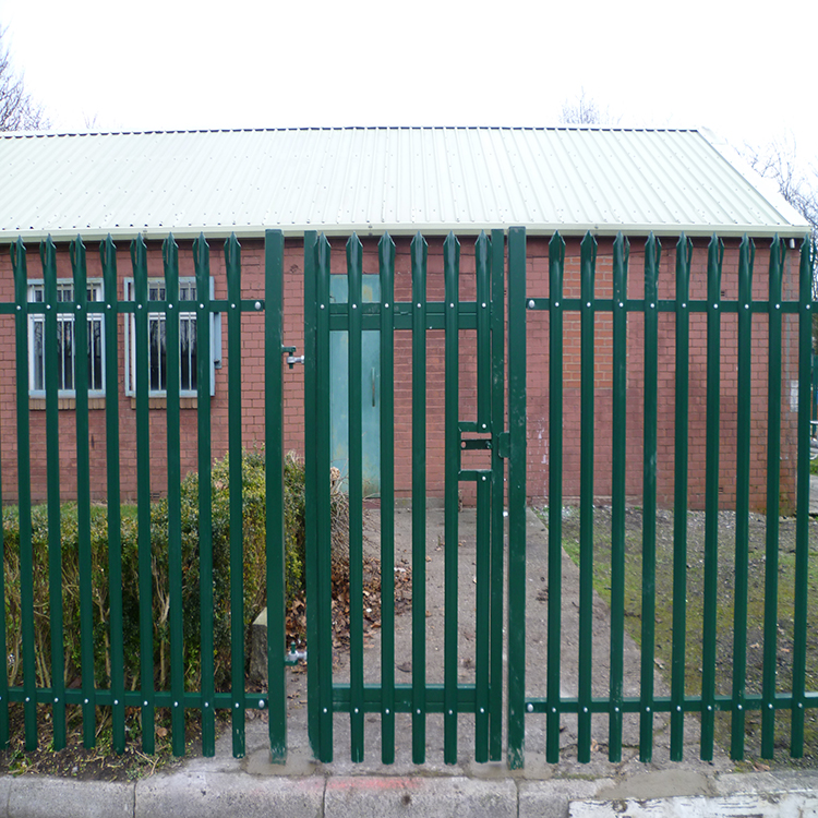 Beautiful steel palisade fence