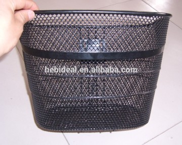 high quality black bike bicycle basket