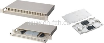 1U 24 puertos dúplex Sc Patch Panel