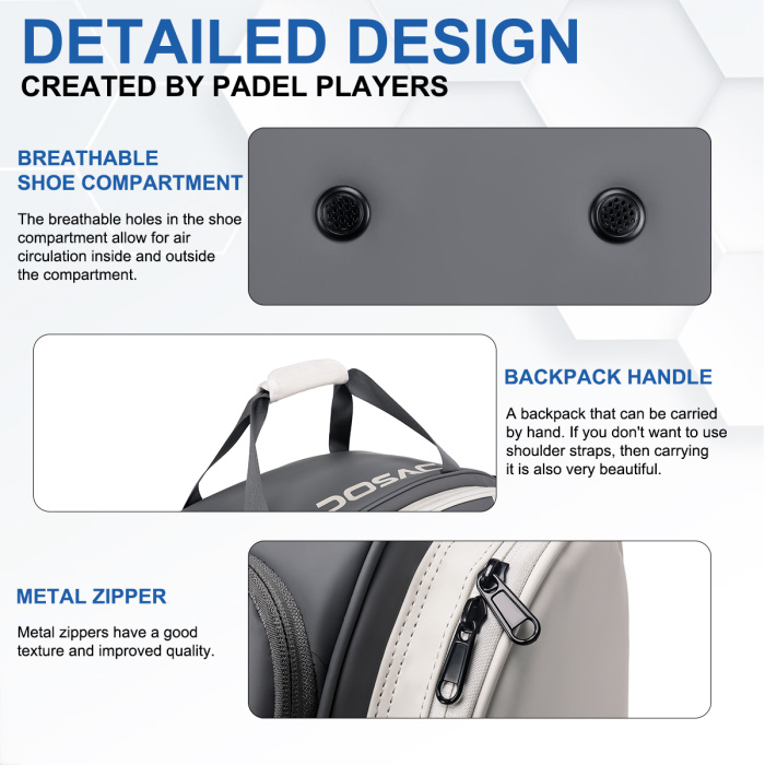 Design Pickleball Bag with Racket Pockets