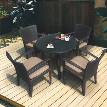 Garden Outdoor Furniture with Aluminum Frame, UV-resistant