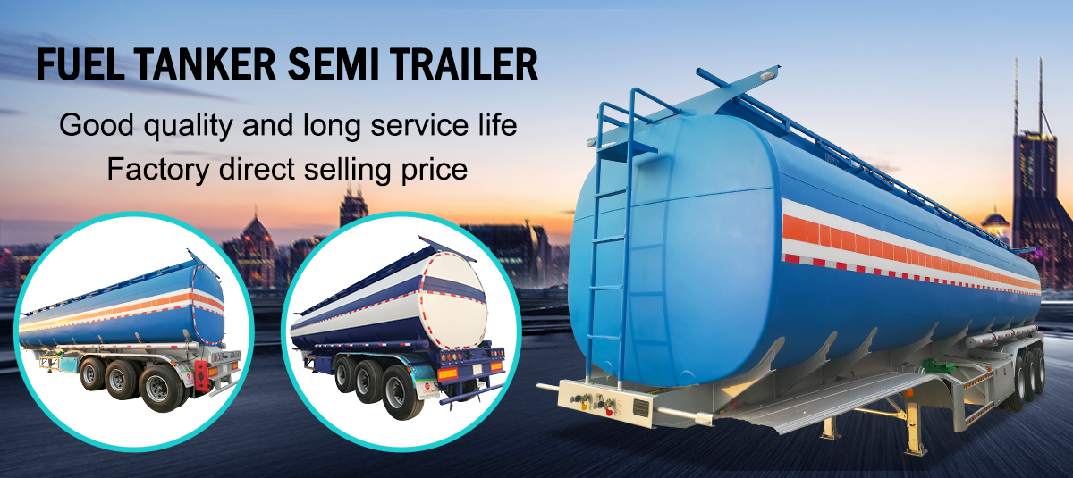 40000 Liters 3 Compartments fuel tank trailer