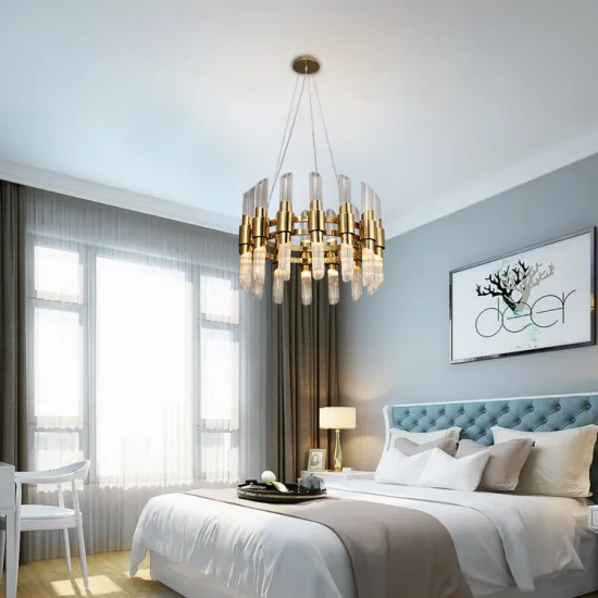 Modern Luxury Glass LED Chandelier Pendant Light