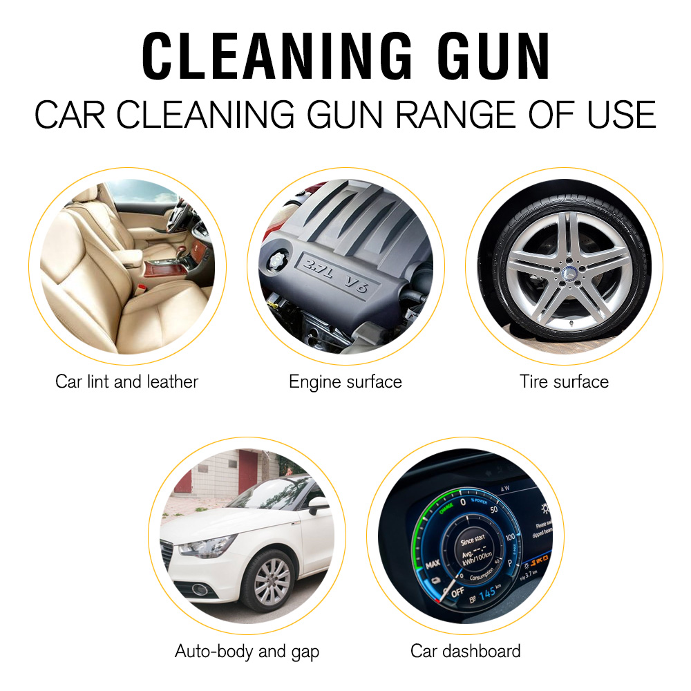 Air Construction Car Cleaning Tool Tornado Gun