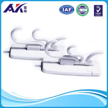 adhesive Plastic Wall Hook with Three Hanger