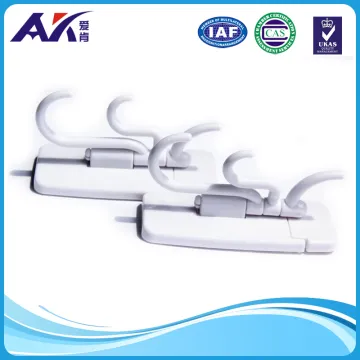 adhesive Plastic Wall Hook with Three Hanger