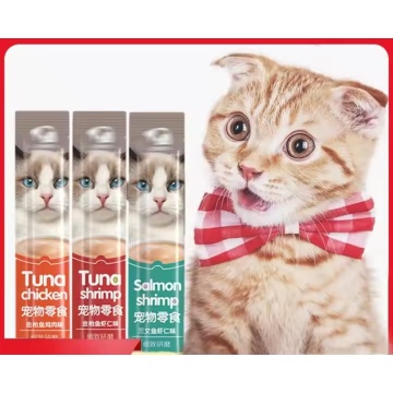 Deliciosas tiras de gatos naturais lanches para gatos