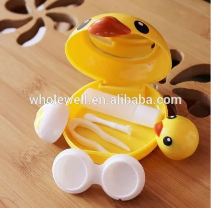 Contact Lens Case, yellow duck contact lens box,contact lens mate case,contact lens mate box