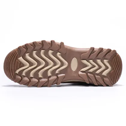 Mens Waterproof Leather Ankle Martin Boots