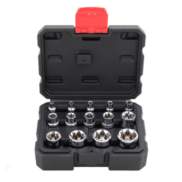 Professional Chrome-Plated Metric Socket Ratchet Wrench Set: Multi-purpose Tool Bench Hardware