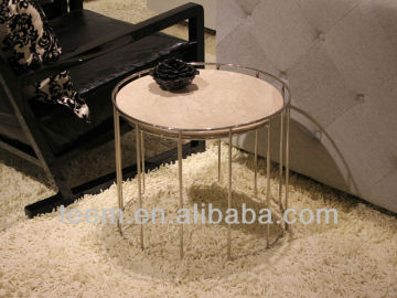 new high glossy painting mdf coffee table and stainless steel coffee teble