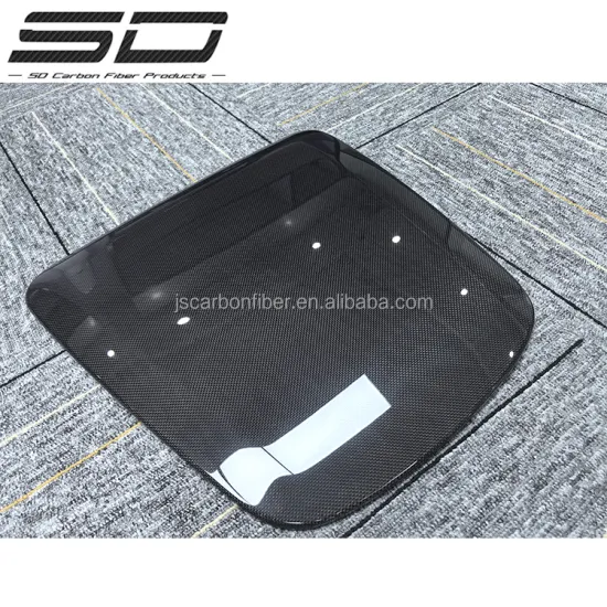 OEM Style Dry Carbon Fiber Rear Interior Engine Cover for Ferrari 296 GTB