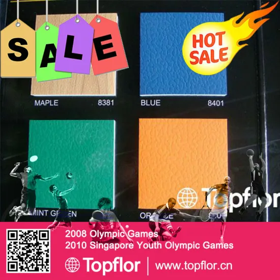 High Quality Topflor extreme sports flooring pvc vinyl flooring For indoor sports court