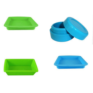 Silicone jars dab wax container, FDA approved