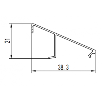 Casement window aluminum profile extrusion mould