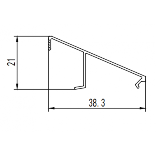 Moule d'extrusion de profil d'aluminium de fenêtre à battements