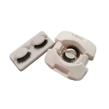 Sugarcane Package Box, Molded Pulp Eyelash Packaging
