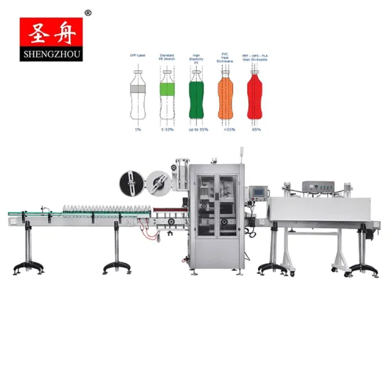Automatic PVC Shrink Sleeve Labeling Machine for Beverages