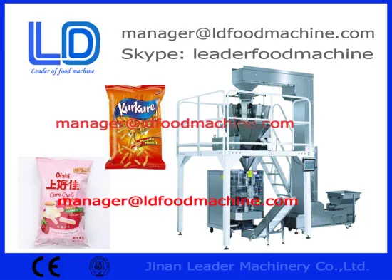 Vertical High Efficiency Food Packing Machines For Sealing / Date Printing