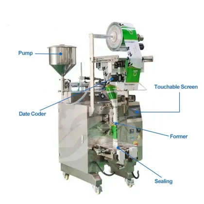 Automatic Liquid Filling Machine for Oyster Sauce, Soy Paste, and Mayonnaise