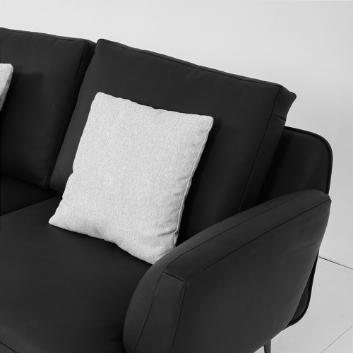 Sofa Kulit Lengkung Minimalis Itali
