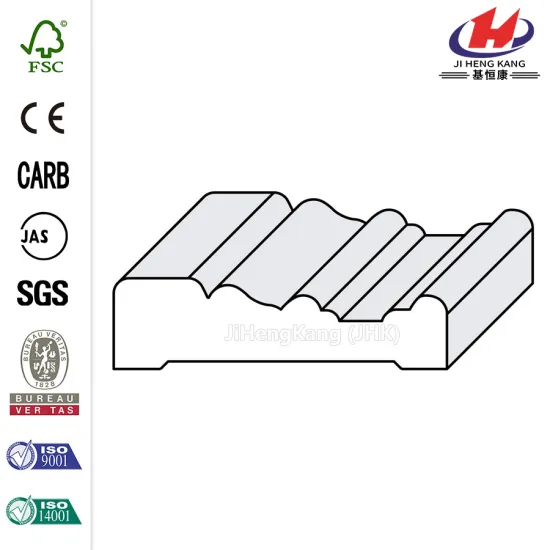 Installed Russian Market MDF Door Casing