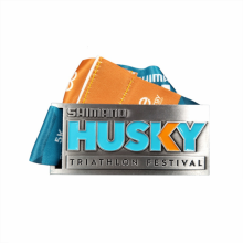 Custom metal triathlon festival medal