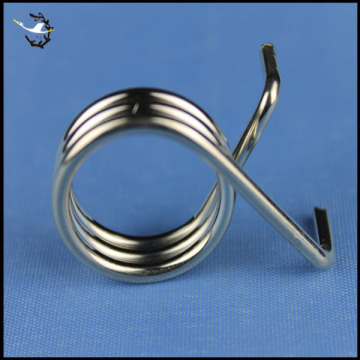 Custom nickel plated music wire spring torsion spring