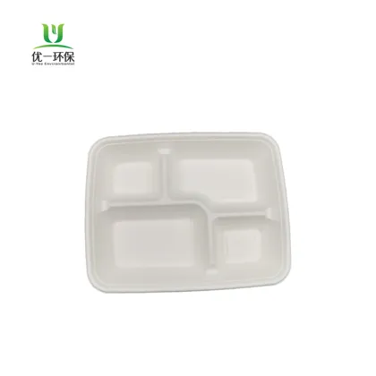 Sugarcane Bagasse Lunch Tray Sugarcane Meat Tray